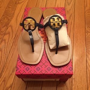 Tory Burch Shoes - Tory Burch Mini Miller Patent Leather Thong Sandal Tory Burch Shoes - Tory Burch Mini Miller Patent Leather Thong Sandal